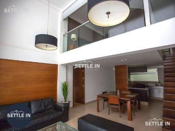 a03 loft amueblado en renta $21,000 incluye mtto y servicios col. la paz puebla
