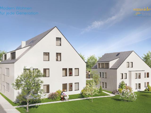 A7 Verkaufsstart 3 Zimmer 1.Obergeschoss Wohnung mit Balkon KFW 55 Effizenzhaus A+  Neubau Mehrfamilienhaus Kindlebildstraße