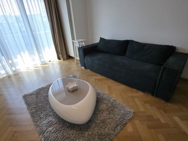 A modern apartment for rent in Cluj Napoca, Calea Mănăștur, 3 minutes by feet to the University of Agricultural Sciences and Veterinary Medicine, consisting of a living room, a bathroom, a bedroom and a large balcony