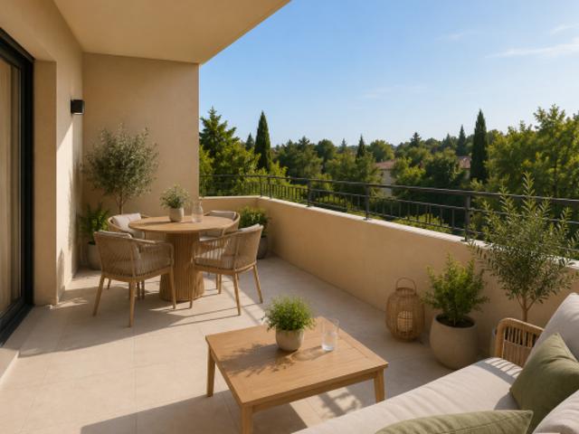 À ne pas manquer ! T3 avec terrasse et parking à Éguilles