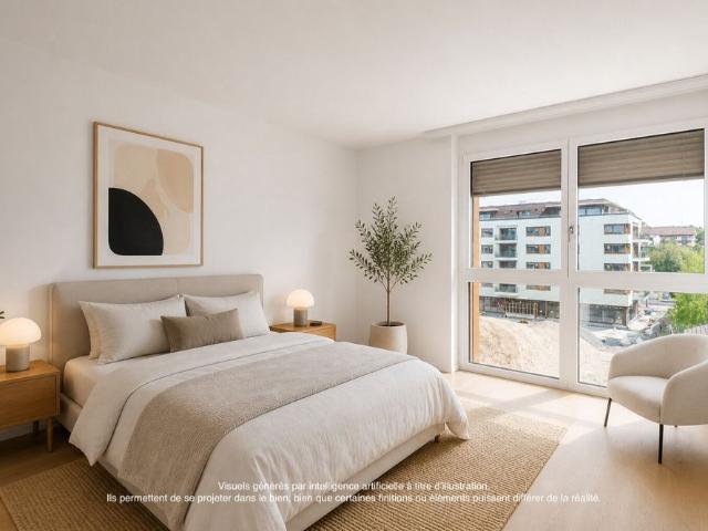 A new, bright apartment, ideally located in the heart of Ecublens