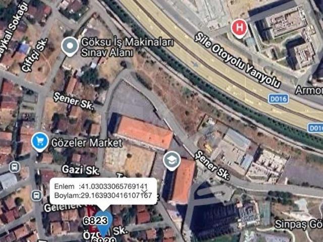 AŞAĞI DUDULLU MAH. SİNDE SİNPAŞ'A KOMŞU 128 M2 İMARLI KÖŞE ARSA