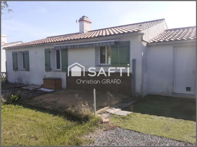 A Barbâtre, maison de plain pied de 75m2 de surface habitable sur une propriété de 600m2