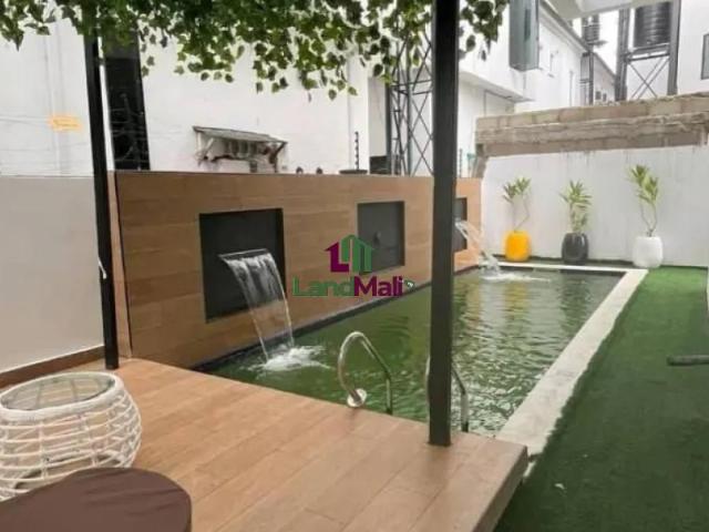 A Beautiful Fully Serviced 5 Bedroom Duplex With Pool Located at Chevron, Lekki