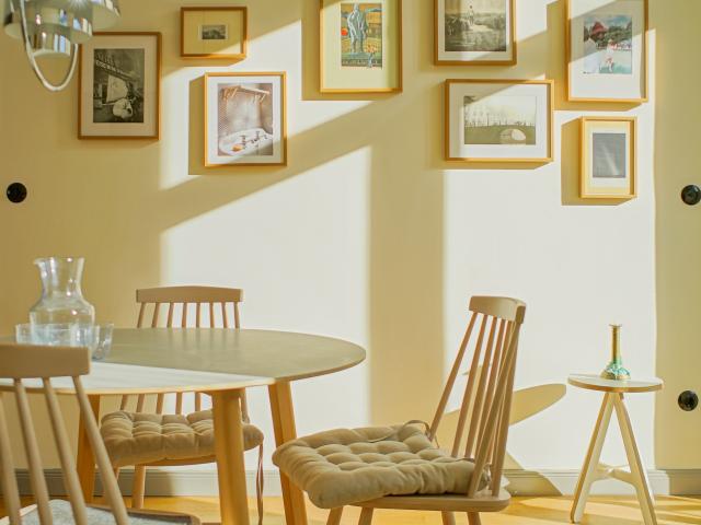 A beautifully freshly restored historic apartment with a modern, personal touch