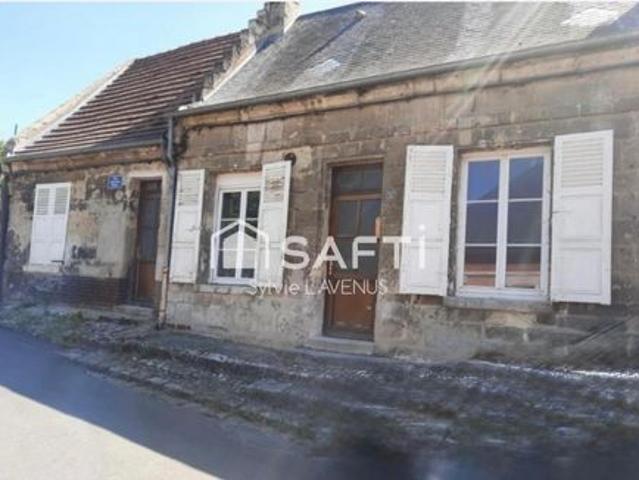 A BLERANCOURT, MAISON EN PIERRE DE 70 M2 AVEC DÉPENDANCE, TERRAIN DE 867 M2