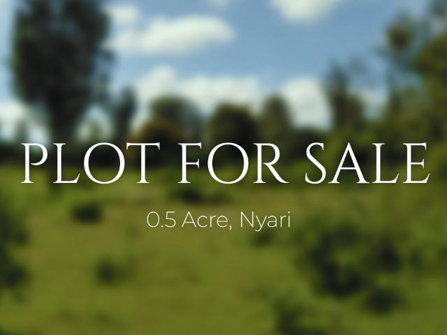A Breathtaking Half Acre Plot In Nyari For Sale
