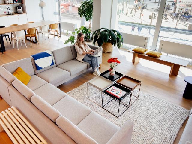 A coworking space with everything you need to make work. work