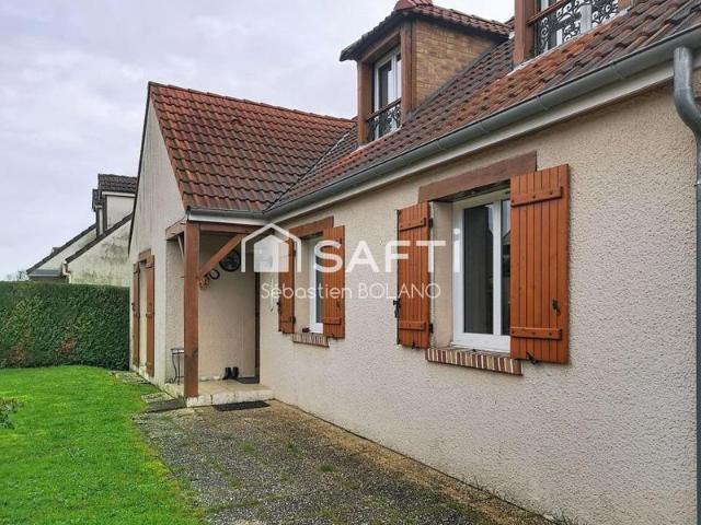 À Crégy lès Meaux – Maison 120 m², 4 chambres, grand séjour lumineux, sous sol 70 m², aucun travaux !