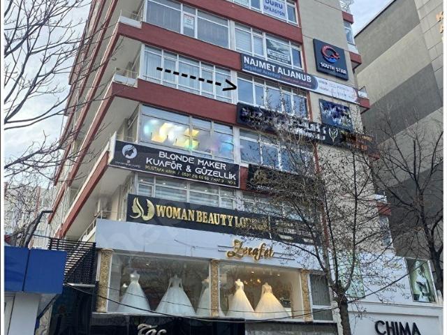 ÇAĞDAŞ TAN SATILIK KIZILAY, İZMİR CAD. BAŞINDA ÖN CEPHE 3+1 BÜYÜK OFİS