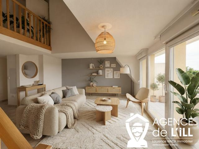 À découvrir à Marckolsheim Superbe duplex 3 pièces de 94 m2 avec grande terrasse !