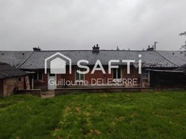 A Frévent maison à réconfortée avec beaucoup de potentiel et un terrain de 400m² à réinventer
