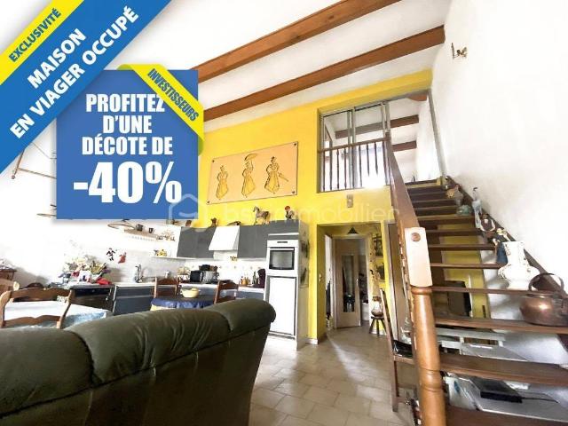 A FRONTIGNAN 34 VENTE EN VIAGER OCCUPÉ MAISON T4 87M2
