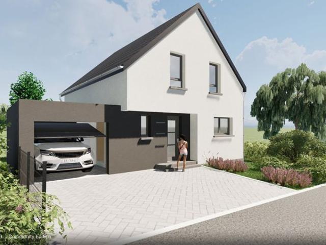 A Holtzwihr, sur 7 ares, maison neuve de 102m² habitables