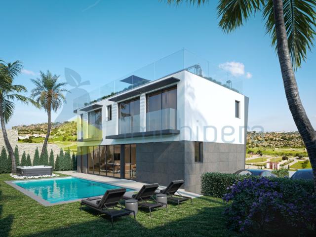 A Imobipera apresenta uma deslumbrante moradia de traça contemporânea com 4 quartos para venda na Várzea da Orada, paredes meias com a Marina de Albufeira
