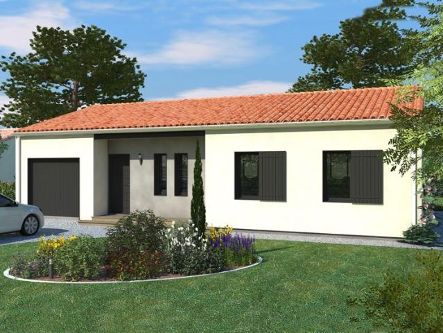 A LA JARNE, maison 110 m² avec son terrain de 558 m2