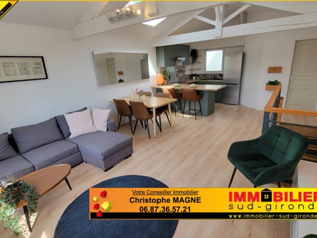 À Langon, maison 2 chambres bureau garage double
