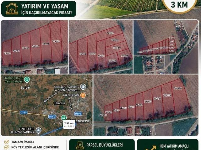 ÇAĞLAR'DAN ULUKÖYDE 13 ADET SATILIK KONUT İMARLI ARSA FIRSATI