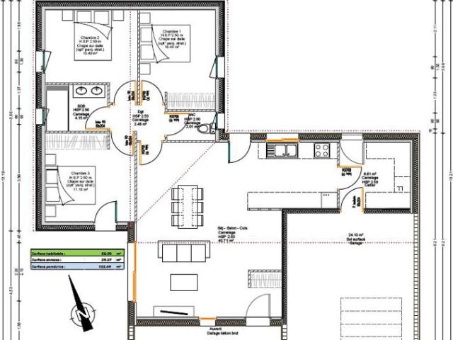 A LIGUGE, maison 95 m² avec son terrain de 428 m2