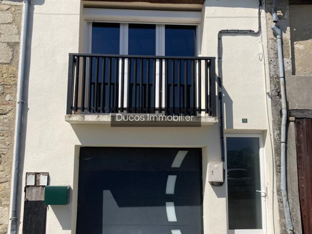 A louer maison de ville 3 ch à Duras avec garage