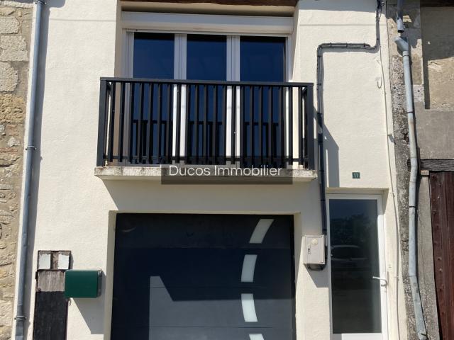 A louer maison de ville 3 ch à Duras avec garage