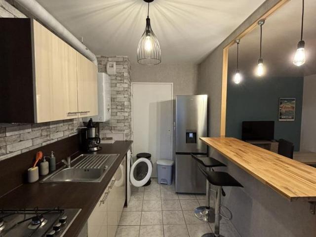A LOUER NANTES CHANTENAY appt T3 meublé cave et garage