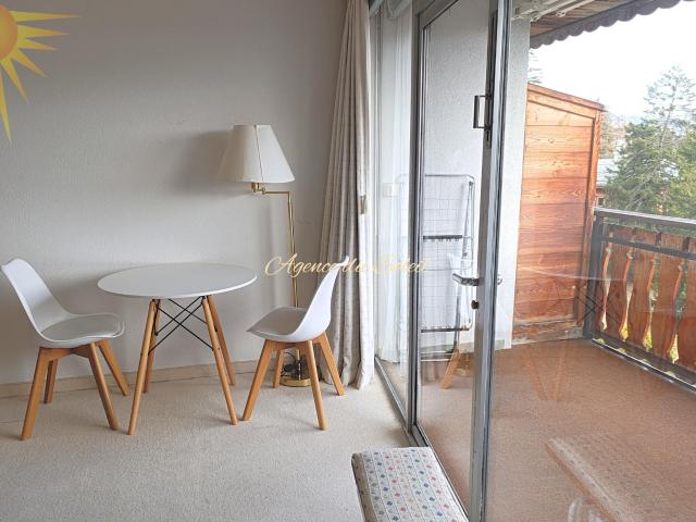 À louer à l'année à partir du 1r octobre ce superbe studio de standing avec un balcon sud dans une résidence hôtelière !