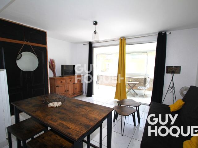 À louer à l'année studio meublé de 30 m² situé à Canet en Roussillon