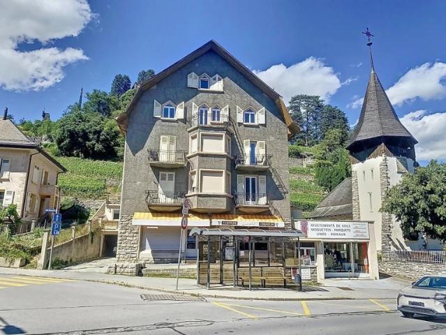 A louer à Sierre, charmant studio avec belle hauteur sous plafond Comptoir Immobilier