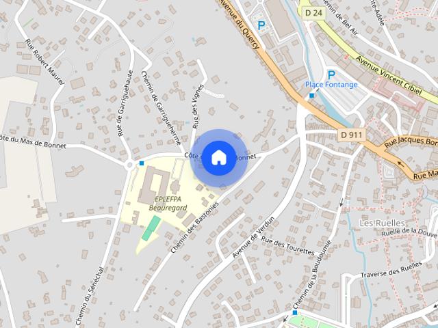 A LOUER AGREABLE TYPE 3 MEUBLE RUE DES TOURETTES