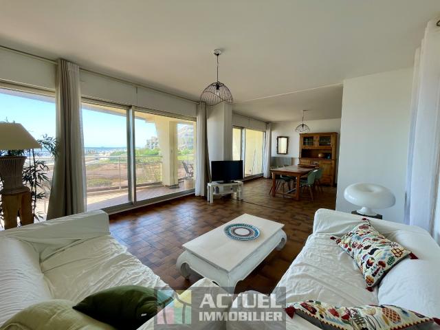 A LOUER APPARTEMENT D'EXCEPTION VUE MER AVEC TERRASSE 4 PIECES MEUBLE A PALAVAS