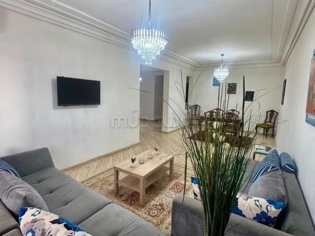 À LOUER — Appartement Haut Standing 125m2 meublé, Casablanca Palmier