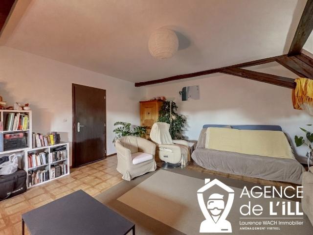 À louer Bel appartement T3 duplex au dernier étage