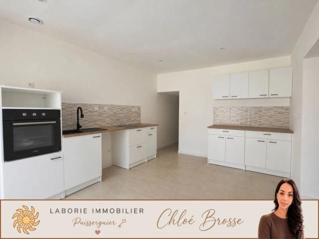 A LOUER CAZOULS LES BEZIERS APPT T3 DE 73 M2 MEUBLE AVEC