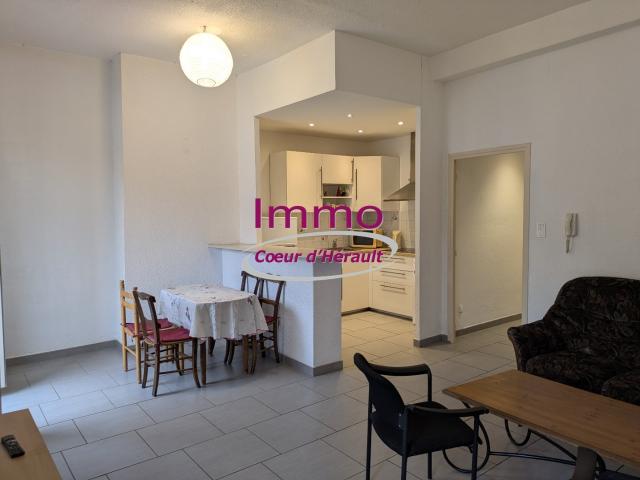 A LOUER CLERMONT L'HERAULT APPT T3 MEUBLÉ AU 3° ETAGE
