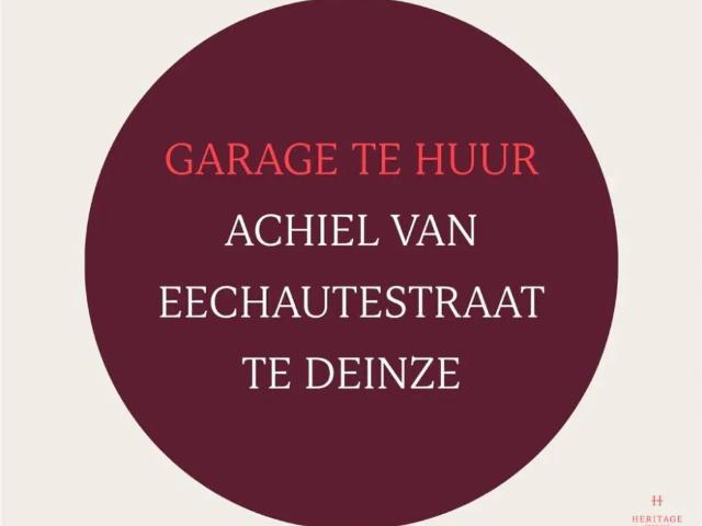 à louer Garage Deinze Achiel Van Eechautestraat