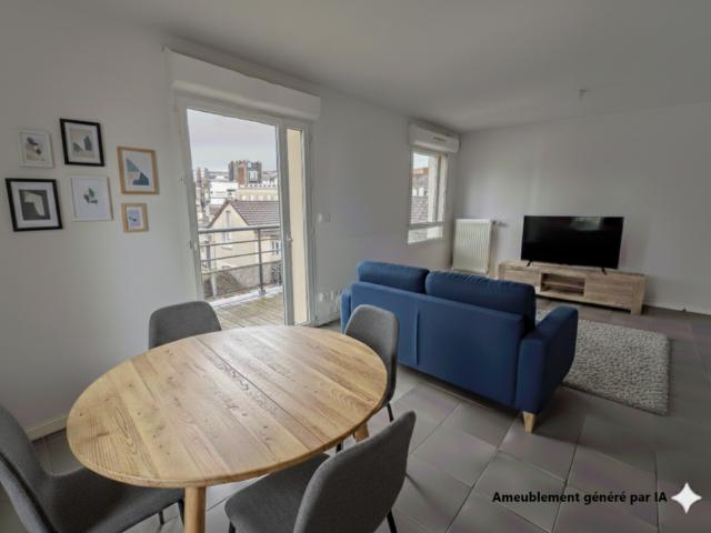 A LOUER LE MANS APPARTEMENT TYPE 3 AVEC BALCON ET PARKING SÉCURISÉ