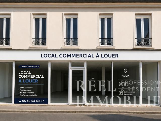 A louer Local commercial de 38 m2 en basse ville d'Auch