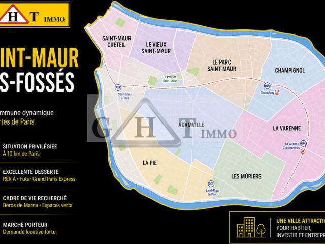 A LOUER LOCAL COMMERCIAL SAINT MAUR DES FOSSES