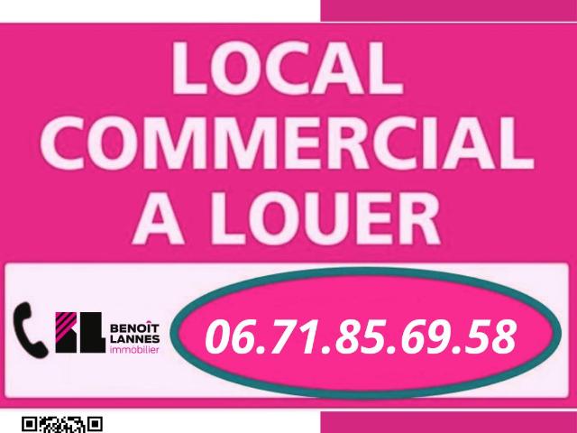 A LOUER LOCAL COMMERCIAL SUR LA COMMUNE DE St. ALBAN 31140