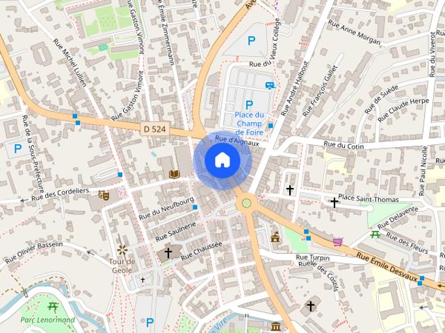 A LOUER proche centre ville BEL APPARTEMENT T3 REFAIT A NEUF