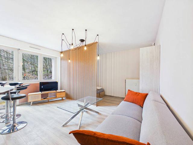 A LOUER STUDIO MEUBLE ENTIEREMENT REFAIT A NEUF ! AVEC BALCON ET ASCENSEUR