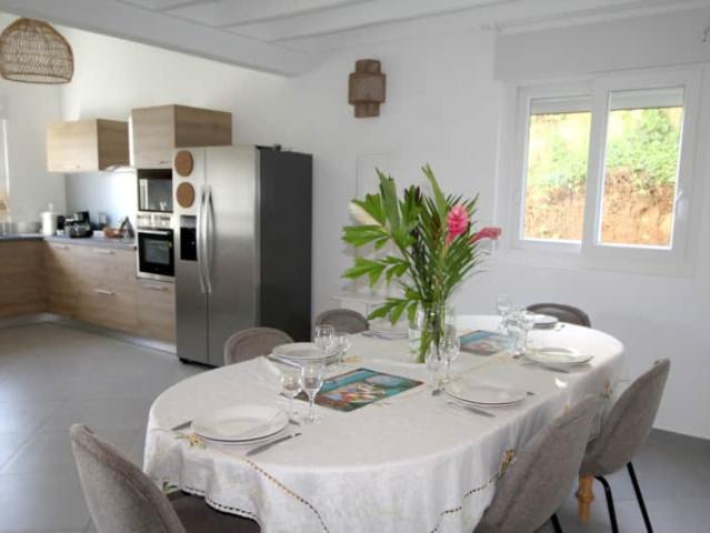 À louer Superbe Villa F4 Meublée avec Piscine à DESHAIES