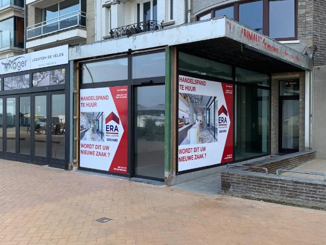 à louer Surface commerciale La Panne Zeedijk