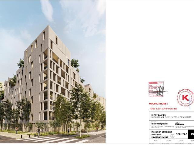 A LOUER T4 NEUF BORDEAUX BASTIDE