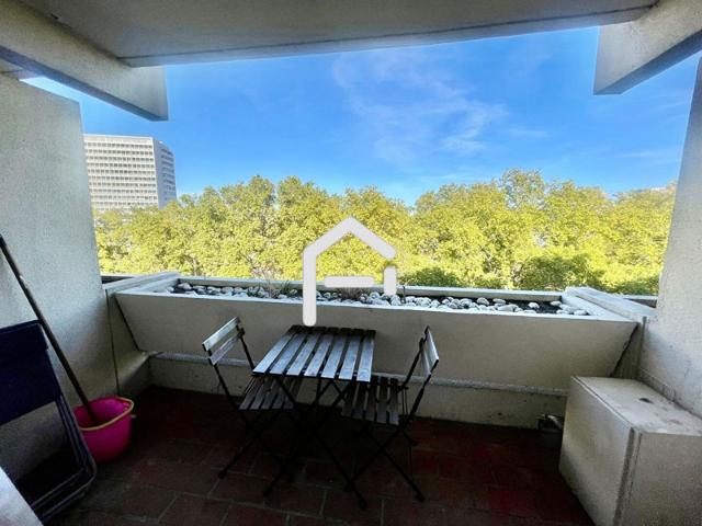 A louer: T1 meublé de 17.53 m² à Toulouse avec Balcon