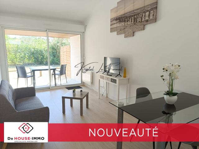 A LOUER T2 meublé REZ DE CHAUSSE TERRASSE PRIVATIVE PARKING