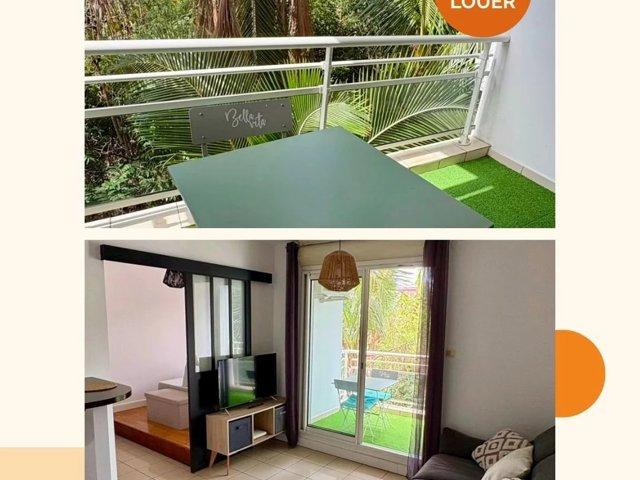 A LOUER T2 MEUBLE ST DENIS 733€