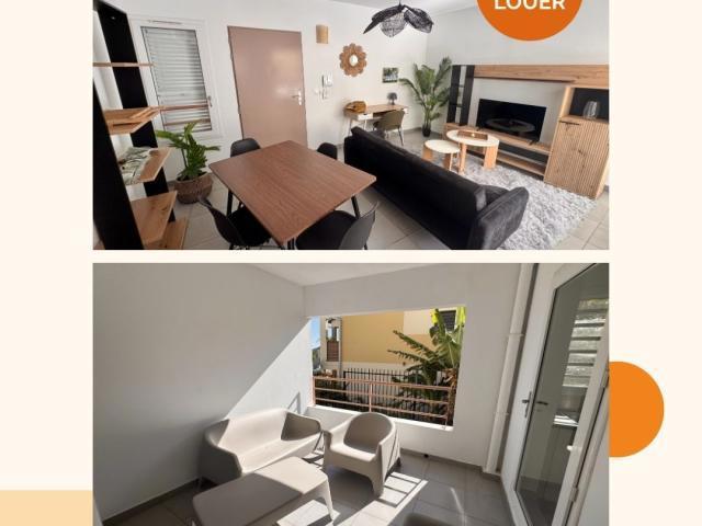A LOUER T2 MEUBLE ST PAUL 1050