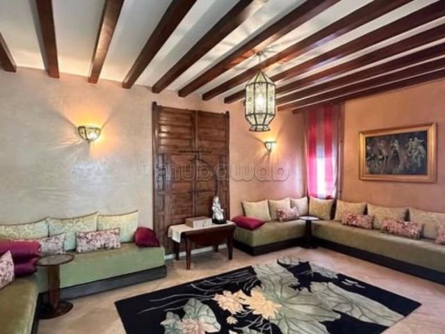 À Louer – Villa Meublée de Standing à Proximité de Mahaj Riad
